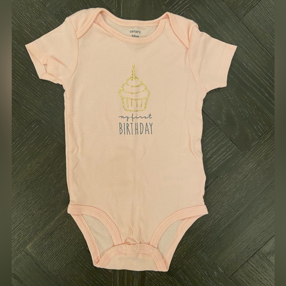 Carter’s “My First Birthday” Bodysuit